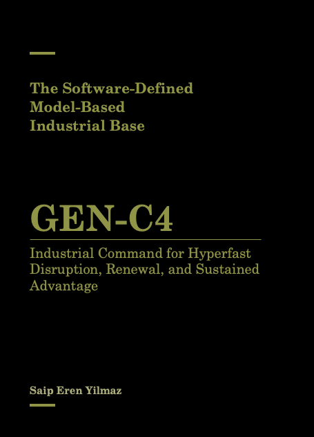 Book cover: The Software-Defined Model-Based Industrial Base, GEN-C4, by Saip Eren Yilmaz